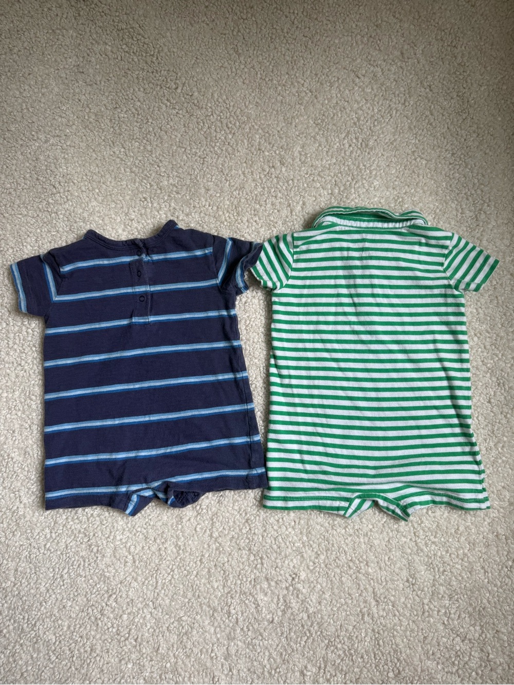 Primary Baby Boy Cotton Rompers - Picture 2 of 4